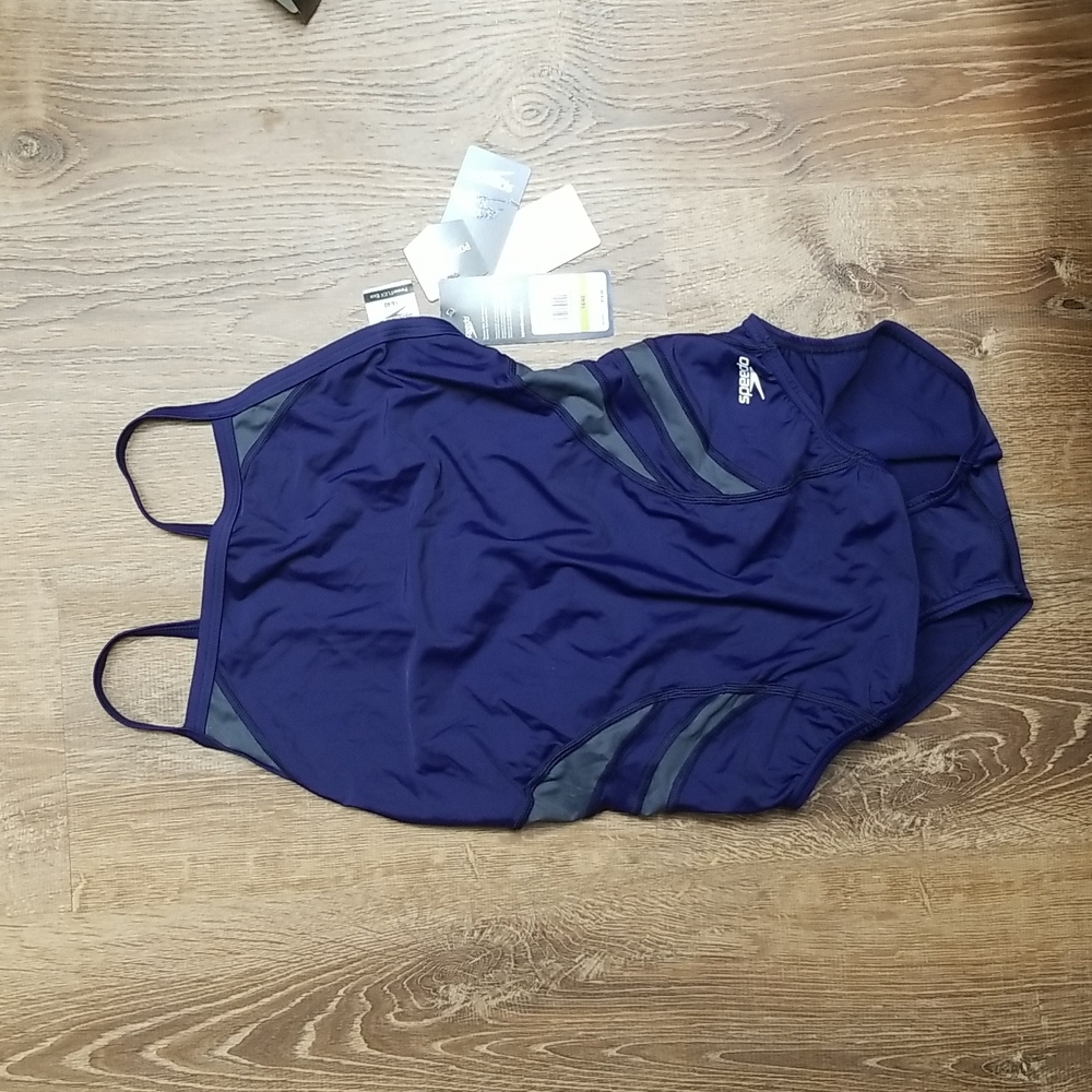 Women's Navy/Gray Speedo Swimsuit